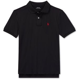 Pooo Ralph Lauren black polo red horse